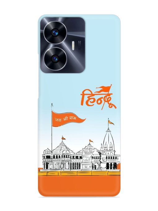 Ram Mandir Hindu Snap Case for Realme C55 Zapvi