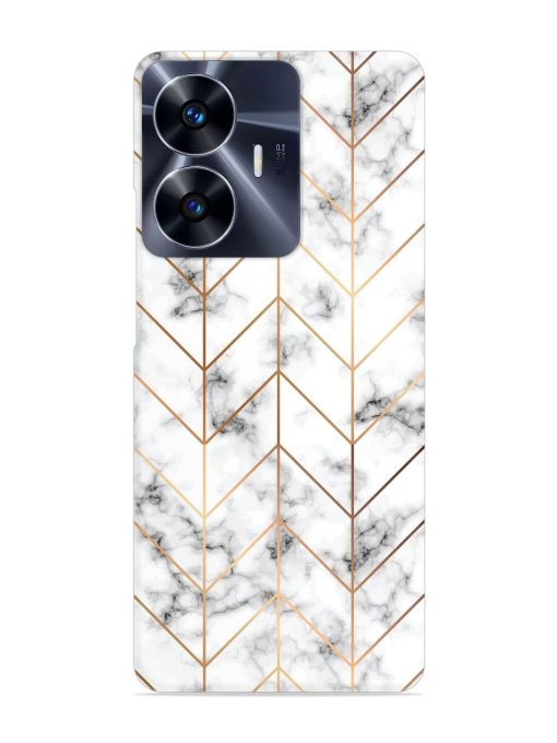 Vector Marble Texture Snap Case for Realme C55 Zapvi