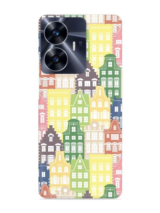 Seamless Shapes Pattern Snap Case for Realme C55 Zapvi