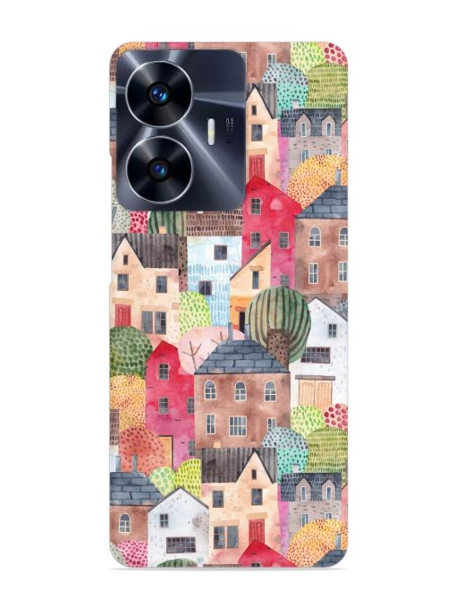 Abstract Seamless Pattern Snap Case for Realme C55 Zapvi