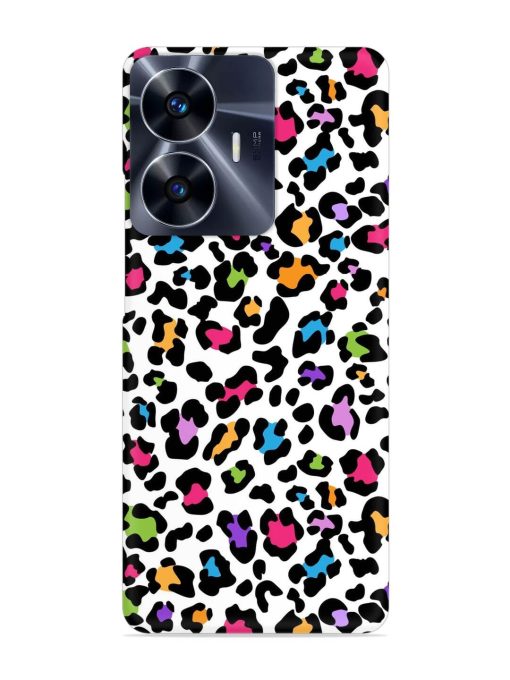 Seamless Leopard Pattern Snap Case for Realme C55 Zapvi