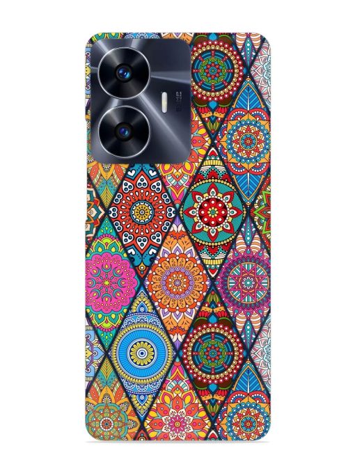 Seamless Tile Pattern Snap Case for Realme C55 Zapvi