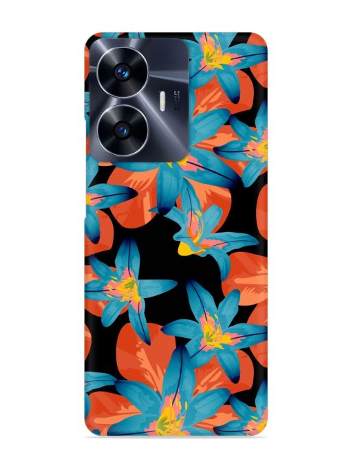 Philippine Flowers Seamless Snap Case for Realme C55 Zapvi