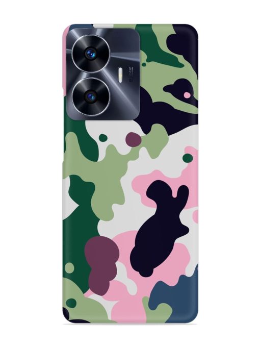 Seamless Funky Camouflage Snap Case for Realme C55 Zapvi