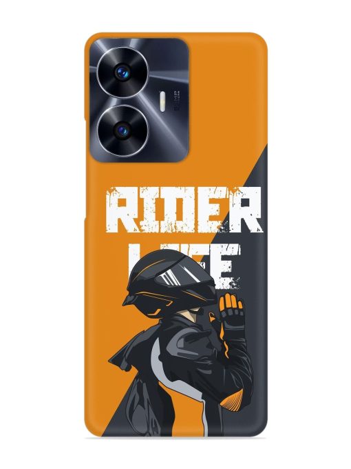 Rider Life Snap Case for Realme C55 Zapvi