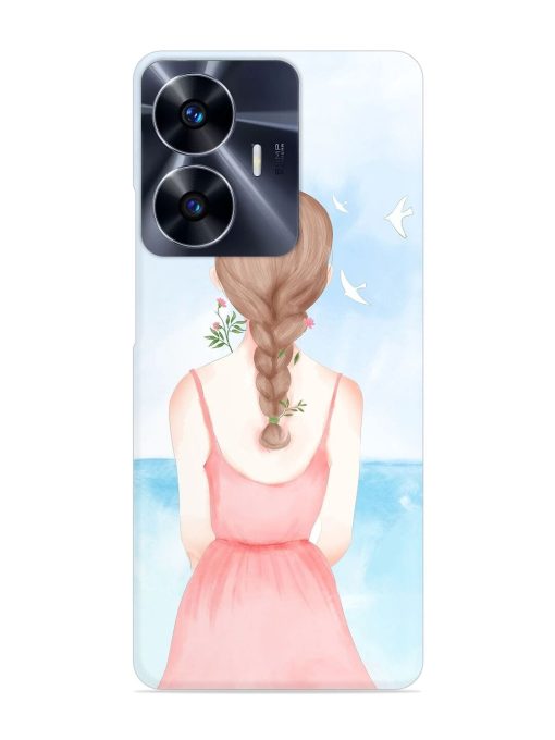 Watercolor Girl Vector Snap Case for Realme C55