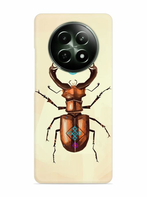 Stag Beetle Vector Snap Case for Realme C65 (5G) Zapvi