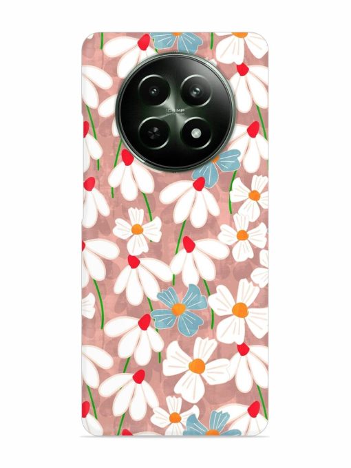 Abstract Petal Flowers Snap Case for Realme C65 (5G) Zapvi