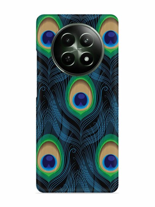 Seamless Pattern Peacock Snap Case for Realme C65 (5G)