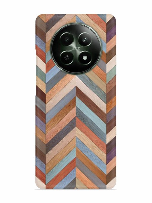 Seamless Wood Parquet Snap Case for Realme C65 (5G) Zapvi