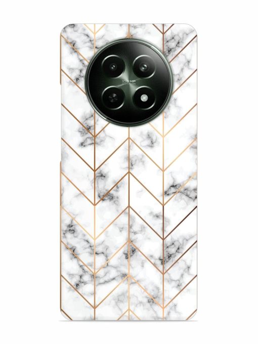 Vector Marble Texture Snap Case for Realme C65 (5G) Zapvi