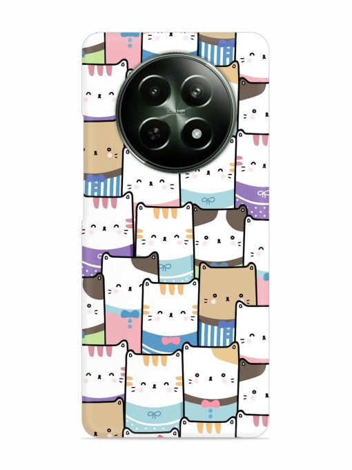 Cute Adorable Cat Snap Case for Realme C65 (5G) Zapvi