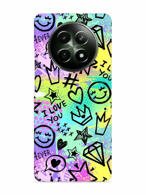 Bright Seamless Pattern Snap Case for Realme C65 (5G) Zapvi