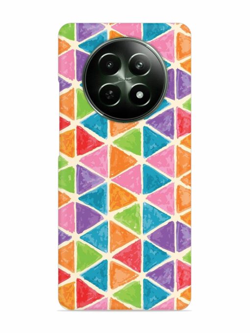 Seamless Colorful Isometric Snap Case for Realme C65 (5G)