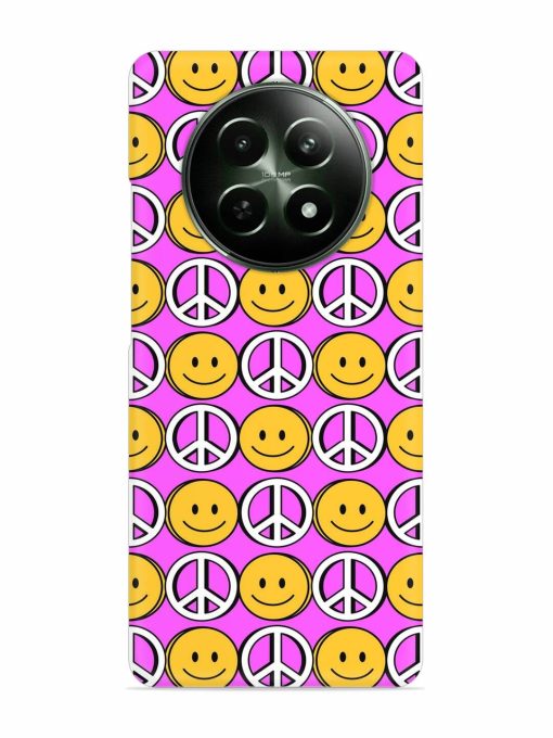 Smiley Face Peace Snap Case for Realme C65 (5G)