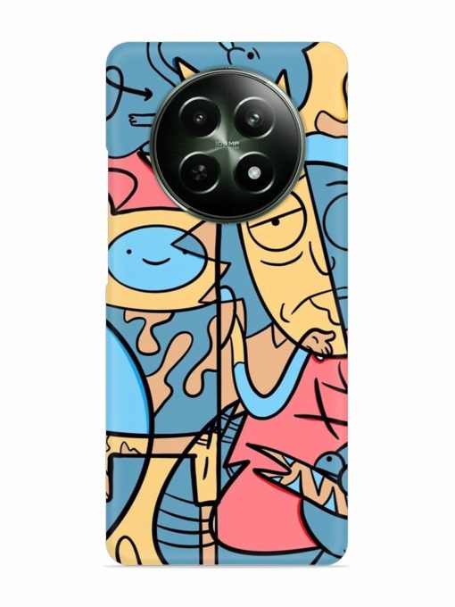 Silly Face Doodle Snap Case for Realme C65 (5G) Zapvi