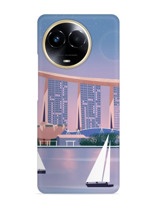 Singapore Scenery Architecture Snap Case for Realme C67 (5G) Zapvi