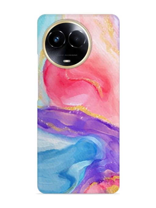 Watercolor Gradient Snap Case for Realme C67 (5G) Zapvi