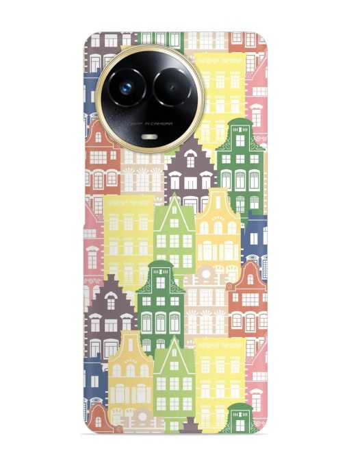 Seamless Shapes Pattern Snap Case for Realme C67 (5G) Zapvi