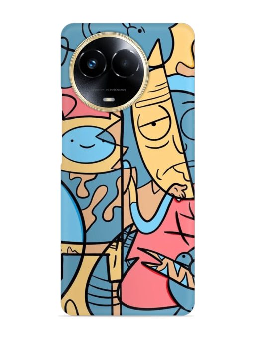 Silly Face Doodle Snap Case for Realme C67 (5G) Zapvi