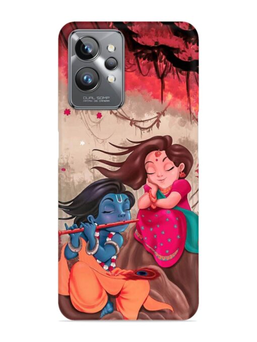 Radhe Krishna Water Art Snap Case for Realme Gt 2 Pro