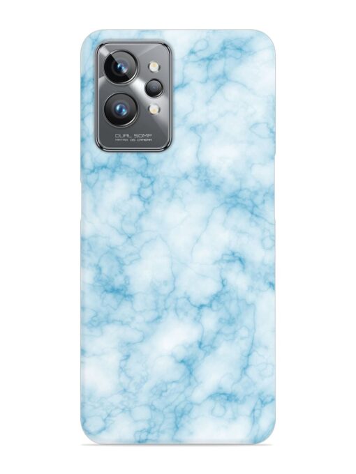 Blue White Natural Marble Snap Case for Realme Gt 2 Pro Zapvi