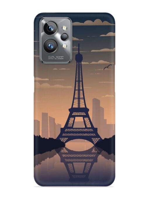 France Paris Eiffel Tower Gradient Snap Case for Realme Gt 2 Pro Zapvi