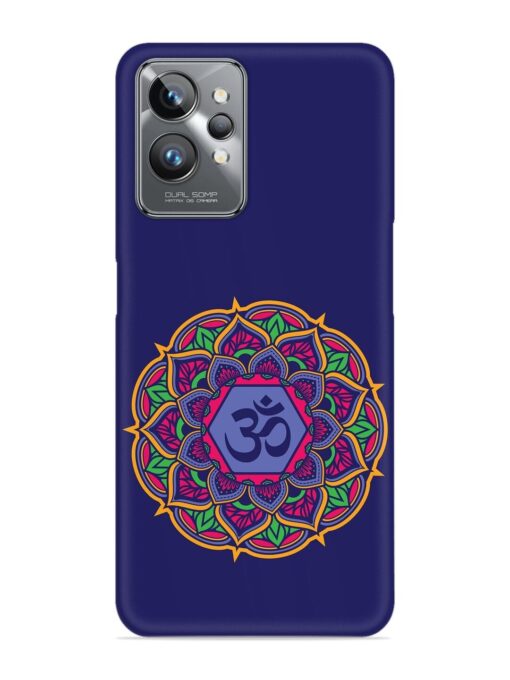 Om Mandala Art Blue Snap Case for Realme Gt 2 Pro