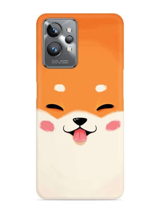 Cute Dog Face Vector Snap Case for Realme Gt 2 Pro