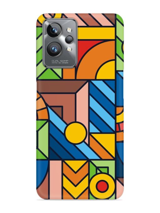 Colorful Geometric Snap Case for Realme Gt 2 Pro