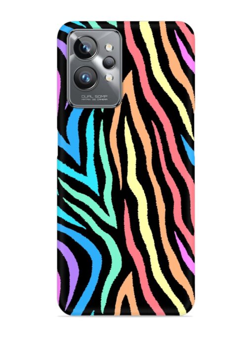 Colorful Abstract Zebra Snap Case for Realme Gt 2 Pro