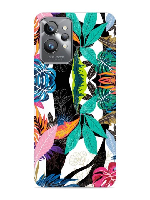 Floral Pattern Bright Snap Case for Realme Gt 2 Pro