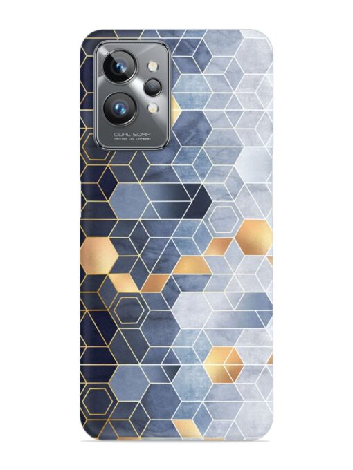 Geometric Abstraction Hexagons Snap Case for Realme Gt 2 Pro