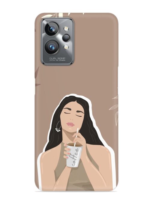 Girl With Coffee Snap Case for Realme Gt 2 Pro