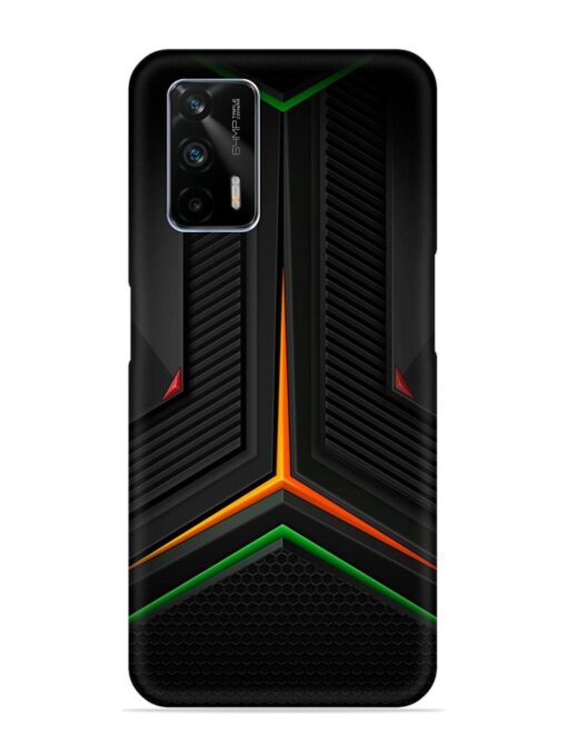 Orange Triangle Light Snap Case for Realme Gt (5G) Zapvi