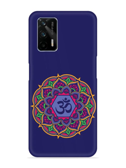 Om Mandala Art Blue Snap Case for Realme Gt (5G) Zapvi