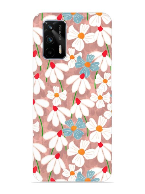 Abstract Petal Flowers Snap Case for Realme Gt (5G) Zapvi