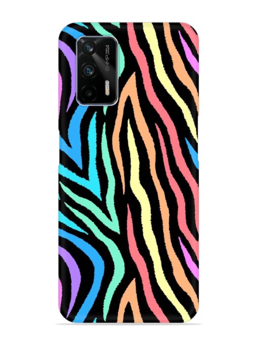 Colorful Abstract Zebra Snap Case for Realme Gt (5G)