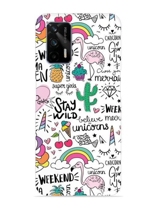 Unicorn Ice Cream Snap Case for Realme Gt (5G)