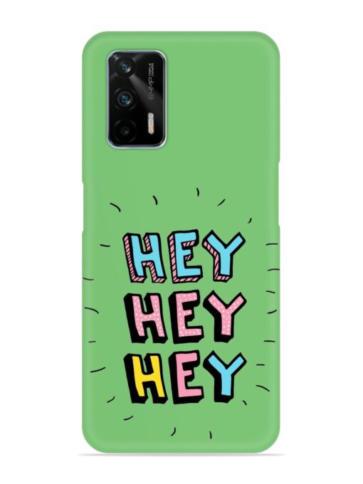 Hey Vector Cartoon Snap Case for Realme Gt (5G) Zapvi