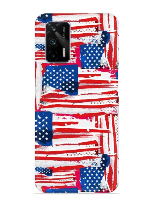 Usa Flag Seamless Snap Case for Realme Gt (5G) Zapvi