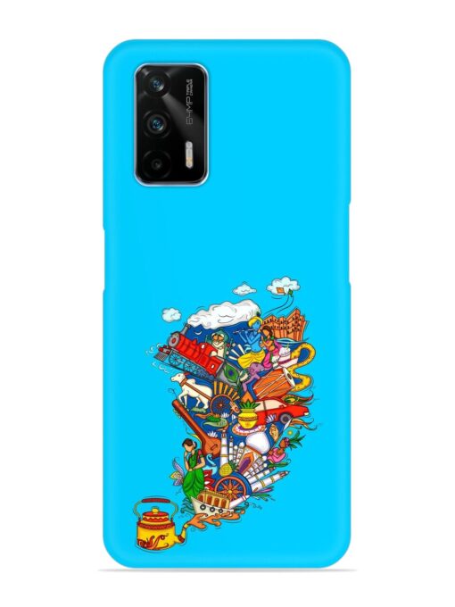 Vector Design Indian Snap Case for Realme Gt (5G) Zapvi