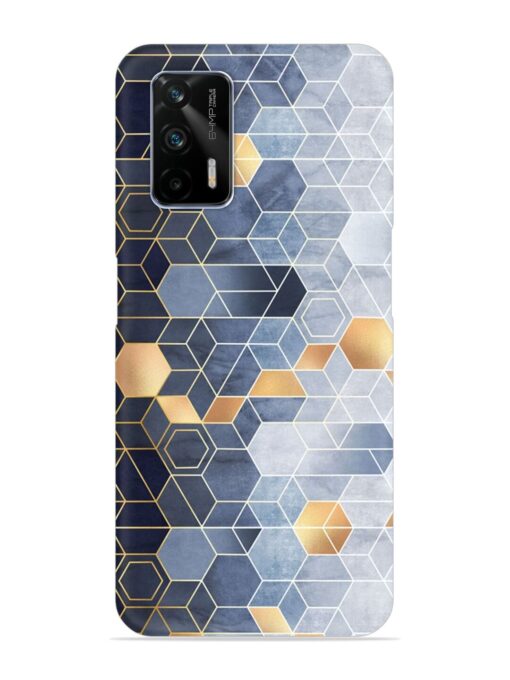 Geometric Abstraction Hexagons Snap Case for Realme Gt (5G)