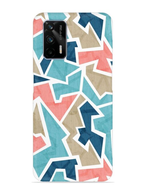 Vintage Geometric Triangle Snap Case for Realme Gt (5G) Zapvi