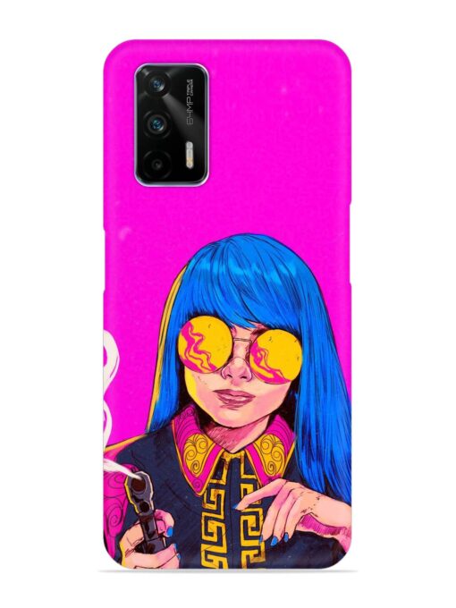 Aesthetic Anime Girl Snap Case for Realme Gt (5G) Zapvi