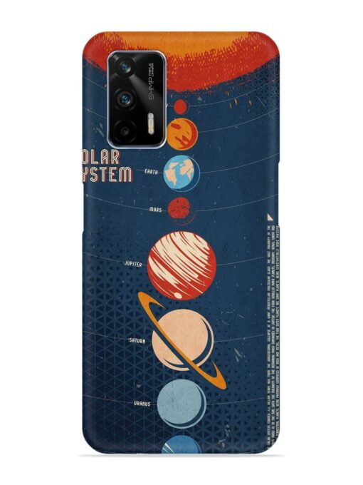 Solar System Vector Snap Case for Realme Gt (5G)