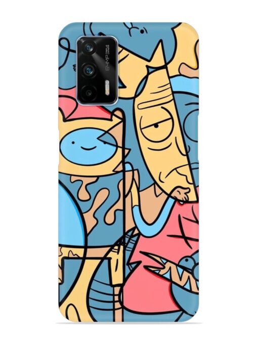 Silly Face Doodle Snap Case for Realme Gt (5G) Zapvi