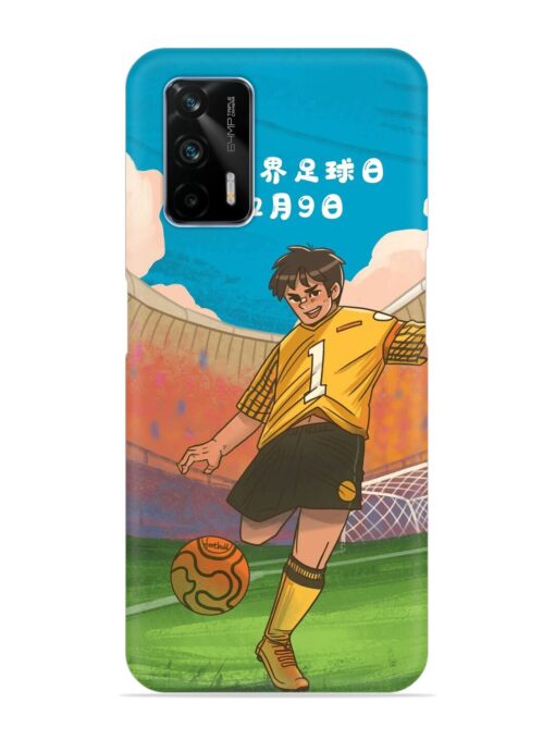 Soccer Kick Snap Case for Realme Gt (5G) Zapvi