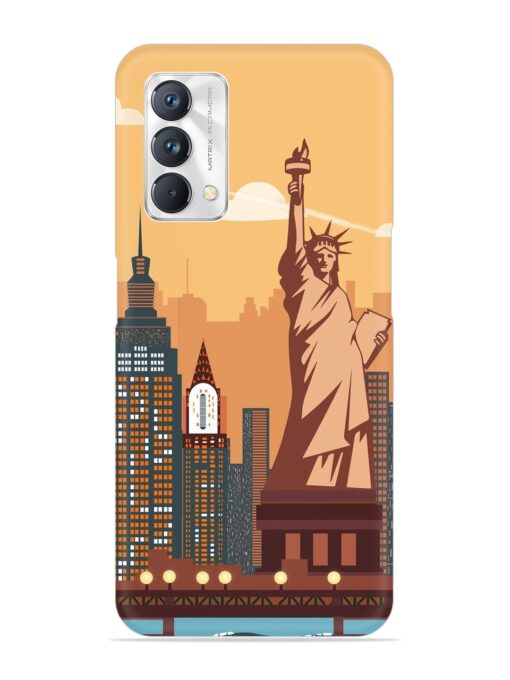 New York Statue Of Liberty Architectural Scenery Snap Case for Realme Gt Master Edition