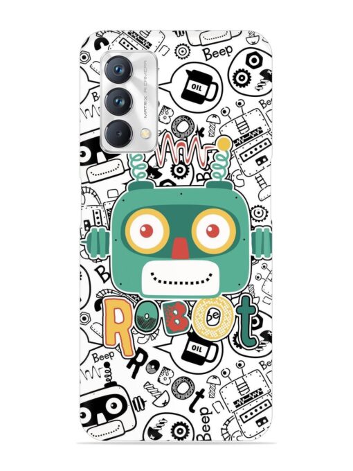 Robot Modern Seamless Pattern Snap Case for Realme Gt Master Edition Zapvi